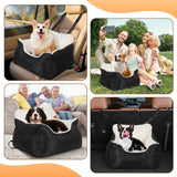 SWANEW Hundesitz auto, für Kleine Mittlere Hunde, Wasserdicht Hundeautositz