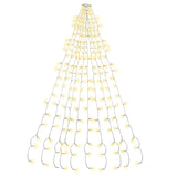 SWANEW LED lichterkette Weihnachtsbaum, Weihnachtsbaumkette, Weihnachtsbeleuchtung, mit Ring, Weihnachten Deko