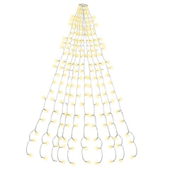 SWANEW LED lichterkette Weihnachtsbaum, Weihnachtsbaumkette, Weihnachtsbeleuchtung, mit Ring, Weihnachten Deko