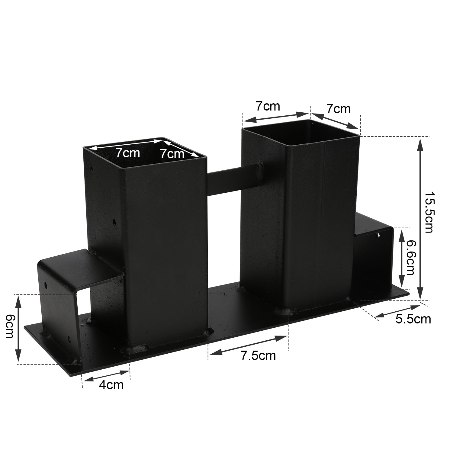 SWANEW Holzstapelhilfe, stabile Holz Stapelhilfe, Brennholz Stapelhilfe, Holzstapelhalter, Kaminholz, Gestell Holz