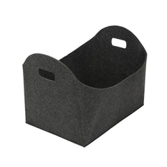 SWANEW Filzkorb Kaminholz Feuerholzkorb, Filztasche Holzkorb, Gross 44 * 31 * 34cm