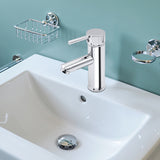SWANEW Wasserhahn Hochdruck Einhebel Badarmaturen klassisch Messing Waschbecken klassisch Einhebelmischer