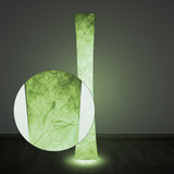 SWANEW LED-Stehlampe mit Fernbedienung und RGB-Farbwechsel, Wohnzimmer Dimmbar, 156cm Moderne weiß Stoffschirm [Energieklasse F]