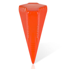 SWANEW Spaltkeil, Holz-Spaltgranate aus Carbon-Stahl 17cm Ø 7,4cm Keil Holzspaltkeil, Fällkeil Scheitkeil Drehkeil Spaltwerkzeug Keil