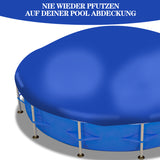 SWANEW Poolkissen Winter, Pool Luftkissen 120 x 120 cm