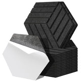 SWANEW Akustikplatten, Akustikpaneele Selbstklebend, Schallabsorber, Schalldämmwand Filz