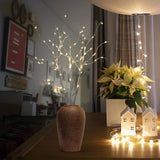 SWANEW 70 LEDs Lichterbaum, 50cm Lichterzweige, Weihnachtsdekoration, Batteriebetrieben