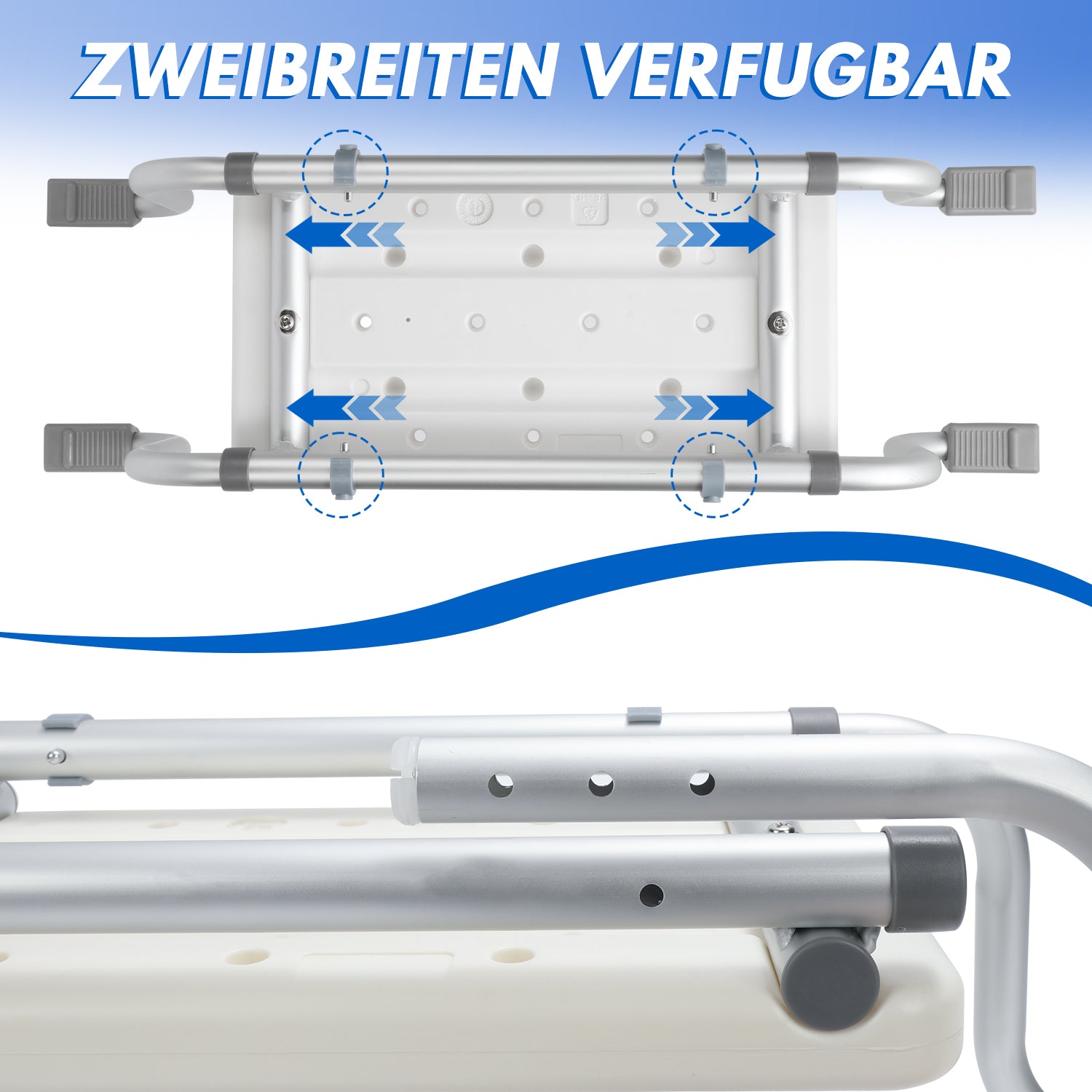 SWANEW Badewannensitz Verstellbarer