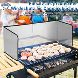 SWANEW Herd-Spritzschutzgerät Aufstellbar, Herd-Spritzblech, Geeignet für Herd Waschbecken Außenzusehrung