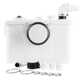 SWANEW 700W Hebeanlage, 190L/min Schmutzwasserpumpen mit niedrigem Geräusch (39dB), Kleinhebeanlage, 4 in 1 Schmutzwasserpumpen