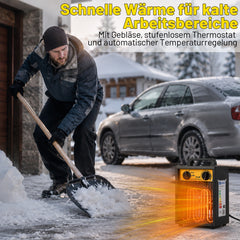 SWANEW Heizlüfter 2000W, 3000W, Bauheizer mit Metallgehäuse