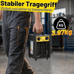 SWANEW Heizlüfter 2000W, 3000W, Bauheizer mit Metallgehäuse