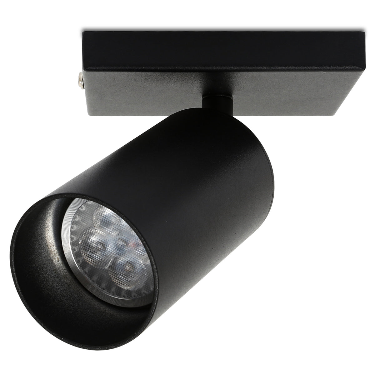 SWANEW Deckenstrahler GU10 4W, Drehbar 350° Deckenleuchte Strahler, Warmweiß 1/2/3-flammig Deckenspot, Wandstrahler, Deckenlampe