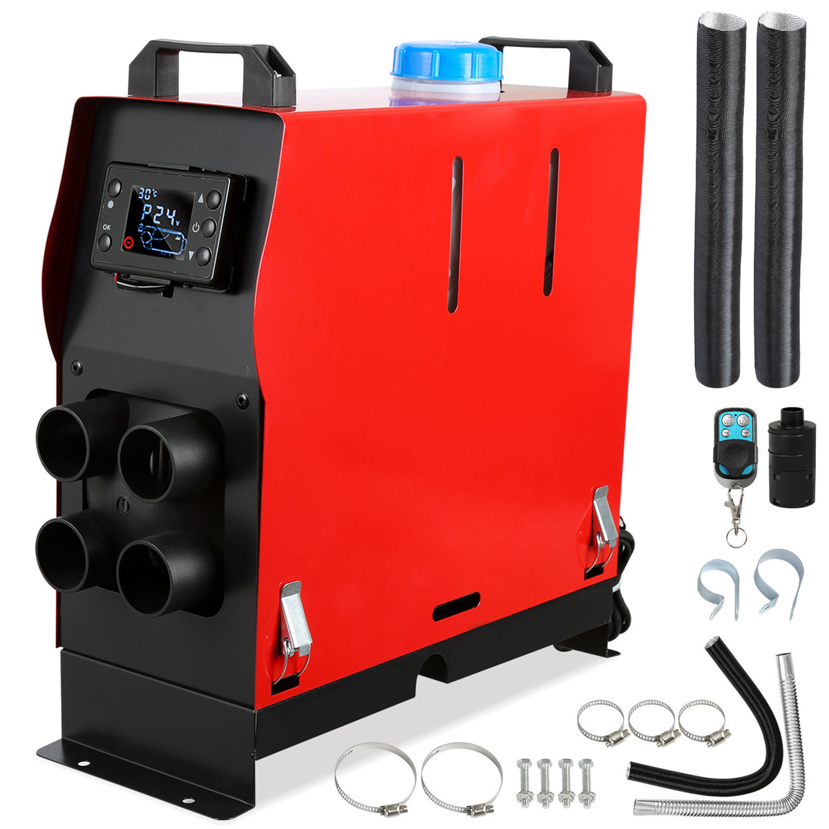 SWANEW Standheizung Diesel 8KW 12V/24V DC, Diesel Lufterhitzer, Dieselheizung, Air Diesel Heizung für LKW Auto Camping Wohnmobil Boote