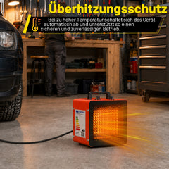 SWANEW Heizlüfter 2000W, 3000W, Bauheizer mit Thermostat