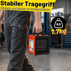 SWANEW Heizlüfter 2000W, 3000W, Bauheizer mit Thermostat