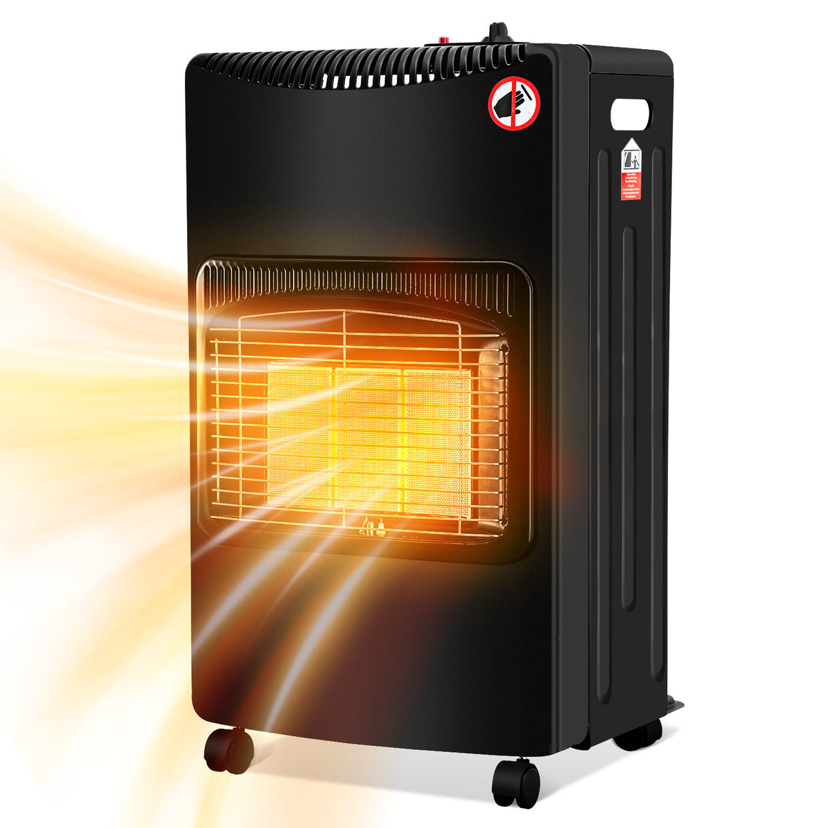 SWANEW Gasheizofen, 4,2 kW Gas Heizstrahler für Propan & Butan