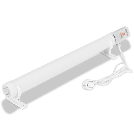 SWANEW Gewächshausheizung mit Thermostat, Gewächshaus Heizung, Elektrische Heizung für Gewächshäuser