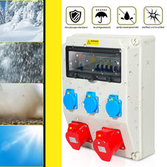 Baustromverteiler 4x230V 2x16A 1x32A 400V CEE