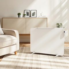 SWANEW Infrarotheizung 450W/800W, Wandmontierbar/Stehend