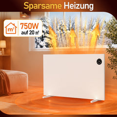 SWANEW Infrarotheizung 400/750/1000W, mit Thermostat und Fernbedienung