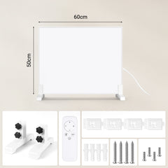 SWANEW Infrarotheizung 300W/500W/960W Wand- & Standmontage, Thermostat 5–50°C