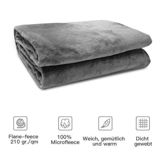SWANEW Kuscheldecke, Decke Fleecedecke, Wohndecke, Sofadecke, Sommerdecke