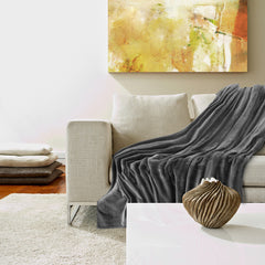 SWANEW Kuscheldecke, Decke Fleecedecke, Wohndecke, Sofadecke, Sommerdecke