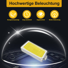 SWANEW LED Baustrahler 50W-200W, Arbeitsleuchte IP66 Wasserdicht, LED-Strahler mit 3M Kabel, und Faltbarer Ständer, 6000K Kaltweiß Fluter für Werkstatt  (mit Stecker)