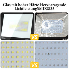 SWANEW LED Strahler Außen, LED Fluter 10W-100W, LED Scheinwerfer Kaltweiß/Warmweiß, Aussenstrahler IP66 Wasserdicht (Kein Stecker)