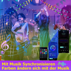 SWANEW LED Lichterkette Christbaumbeleuchtung, 160 LEDs, Baummantel