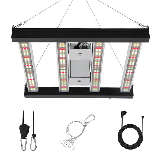 SWANEW 150W Pflanzenlampe, LED Vollspektrum Grow Lampe, Grow Light Dimmbare, Wachstumslampe