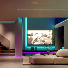 SWANEW Led Streifen Selbstklebend, RGB SMD 5050 Dimmbar LED Strip, 20 Farbwechsel Led Band mit 44-Tasten-Fernbedienung, für die Beleuchtung von Haus, Party