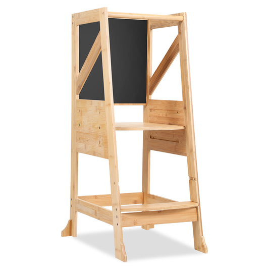 SWANEW Lernturm Holz, Kinderstuhl Stufen