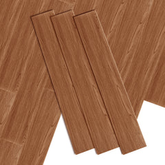 SWANEW PVC Bodenbelag Vinylboden Selbstklebend, Klebefliesen Boden, 91,44x15,24cm
