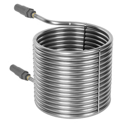 SWANEW Poolheizung mit Edelstahl Heizspirale, 32/38 mm Anschluss Wärmetauscher