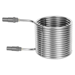 SWANEW Poolheizung mit Edelstahl Heizspirale, 32/38 mm Anschluss Wärmetauscher