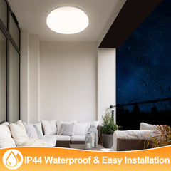 SWANEW 18W LED Deckenleuchte mit Bewegungsmelder, Fernbedienung Neutral weiß