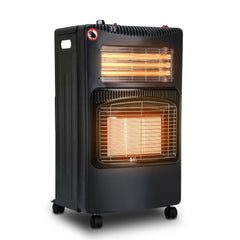 SWANEW Gasheizer für Gasflasche, Gasheizung, 4200W + 1200W Gas-Elektro-Heizgerät