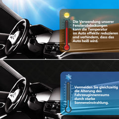 SWANEW Scheibenabdeckung, Winterschutz, Sonnenschutz, Frontscheibenabdeckung, Schnee Auto