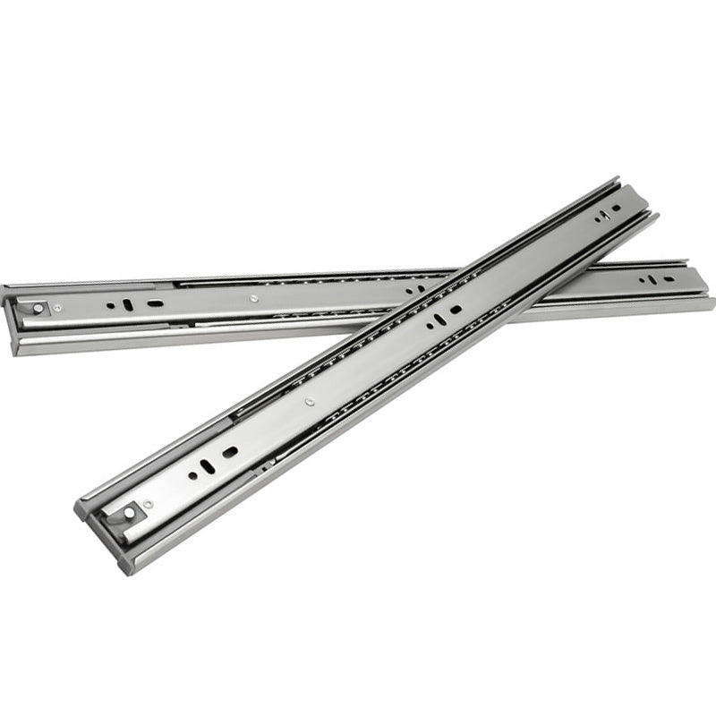 SWANEW Schubladenschienen 250 - 550 mm, Schubladen  Schienensystem mit Selbsteinzug, Teleskopschiene vollauszug Schubladenauszüg, Kugelführung, Tragkraft 35 Kg