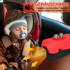 SWANEW Standheizung Diesel 8KW Luft Dieselheizung 12V/24V DC, Standhezung Diesel Lufterhitzer mit Fernbedienung & LCD-Bildschirm