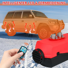 SWANEW Standheizung Diesel 8KW Luft Dieselheizung 12V/24V DC, Standhezung Diesel Lufterhitzer mit Fernbedienung & LCD-Bildschirm