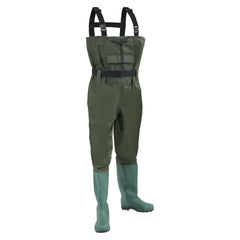 SWANEW Wathose Herren Wasserdicht, Hochwasserhose mit Rutschfeste