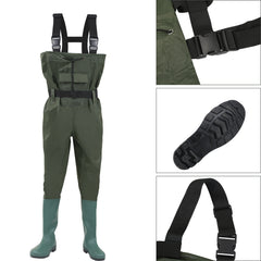 SWANEW Wathose Herren Wasserdicht, Hochwasserhose mit Rutschfeste