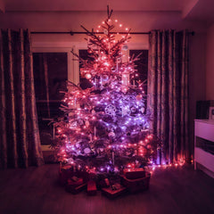 SWANEW LED Weihnachts Lichterkette, RGBIC Lichterkette, IP65, Für Innen & Außen