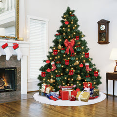 SWANEW Weihnachtsbaum Decke, Christbaumdecke, Tannenbaum Decke, 78/90/122CM