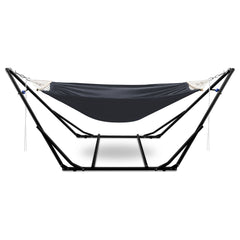 SWANEW Hängematte mit Gestell, Hängematten, Hängesessel, Mit Tragetasche Metallgestell bis 150 kg