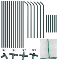 SWANEW Gewächshaus Klein, UV-beständige PE-Plane Foliengewächshaus, Tomatenhaus 180*90*90CM