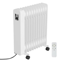 SWANEW Ölradiator Elektroheizung 2500W, Thermostat, Ölheizung  Energiesparend